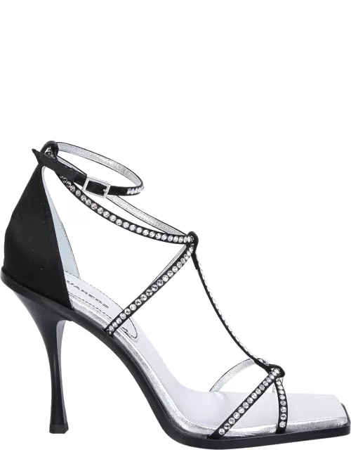 Dsquared2 Holiday Party Black Sandal