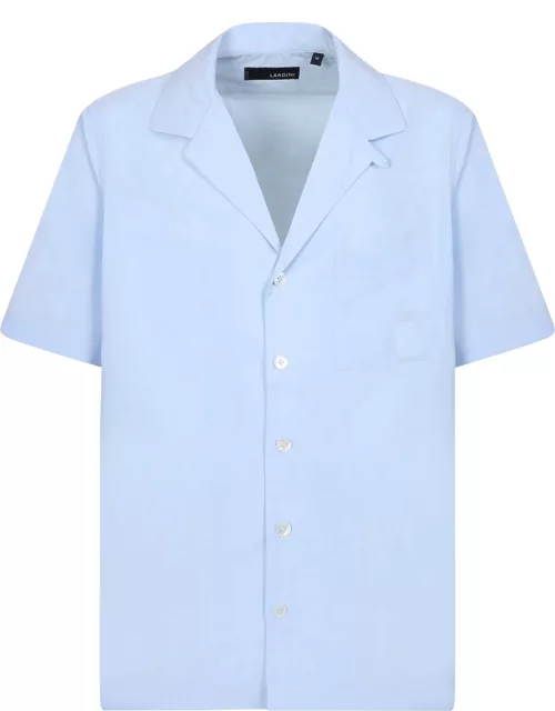 Lardini Light Blue Short-sleeved Shirt