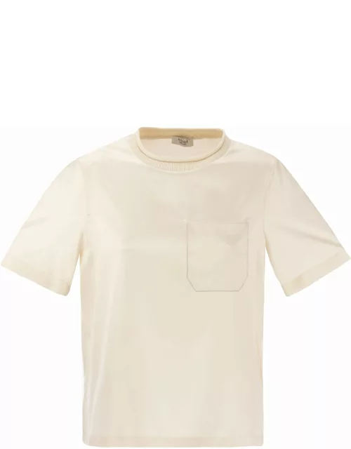 Peserico Silk Shirt With Breast Pocket