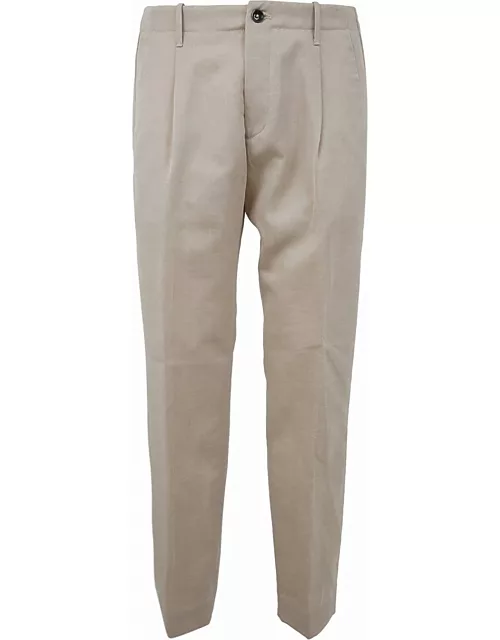 Nine in the Morning Fold Chino Trouser With Pence