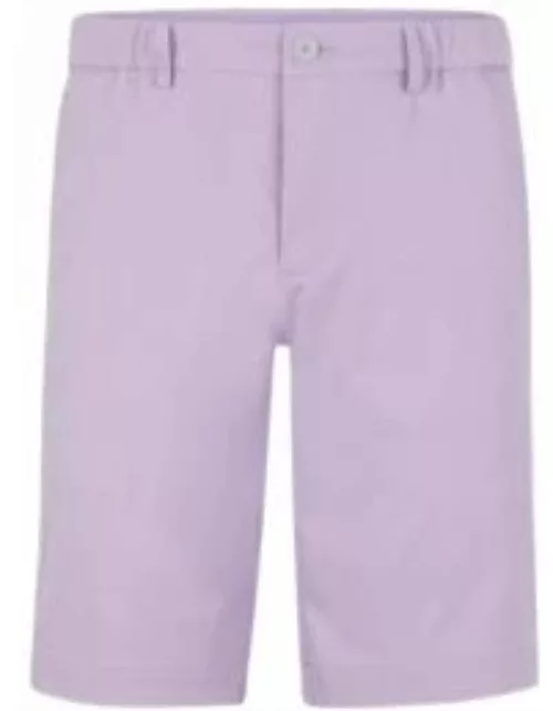 Slim-fit shorts- Light Purple Men's Short