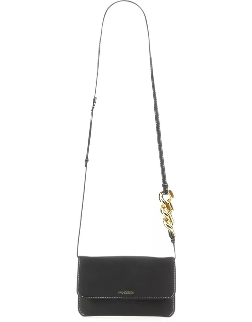 jw anderson leather chain smartphone bag
