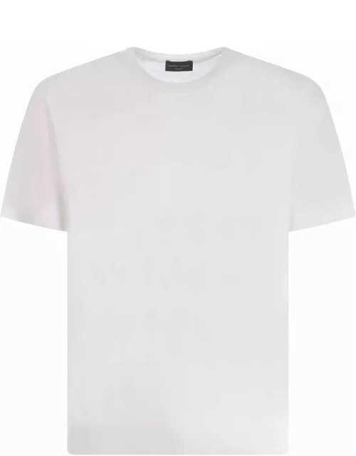 T-shirt Roberto Collina In Cotton