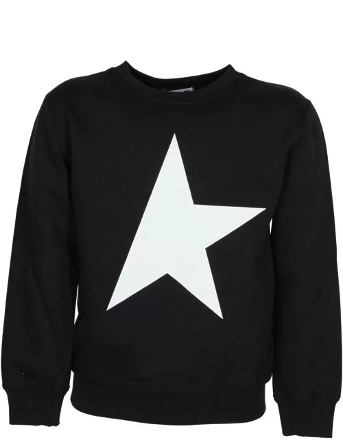 Golden Goose Black Star Collection Long-sleeved Sweatshirt