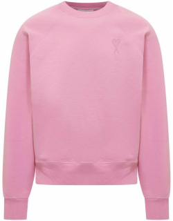 Ami Alexandre Mattiussi Pink Cotton Sweatshirt