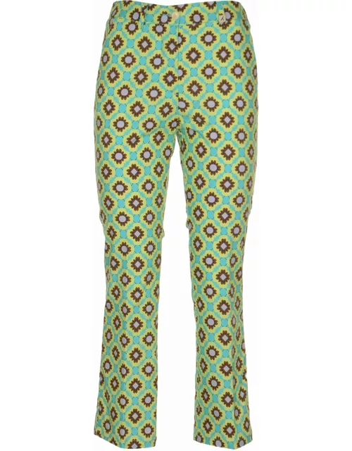 Myths Printed Fitted Trouser