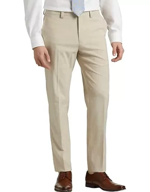 Michael Kors Men's Modern Fit Suit Separates Pants Tan