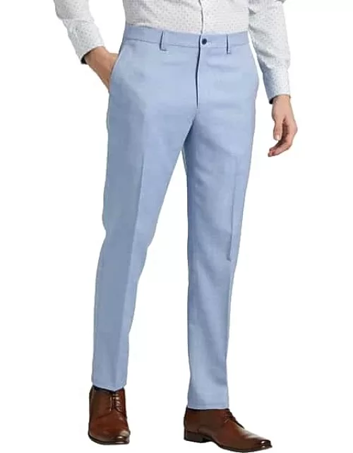 Michael Kors Men's Modern Fit Suit Separates Pants Light Blue