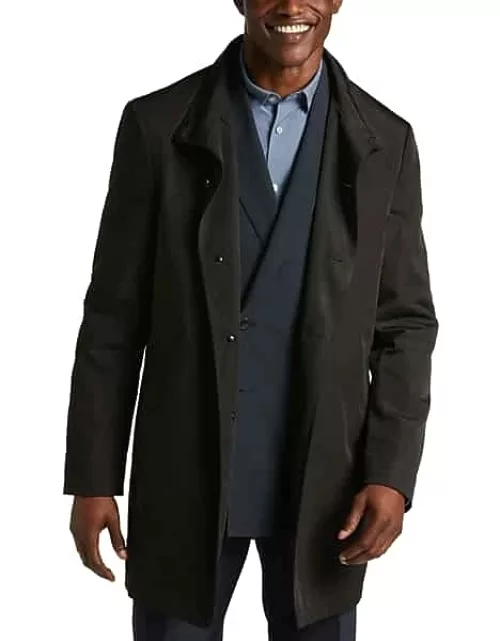 Calvin Klein Men's Slim Fit Raincoat Black