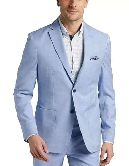 Michael Kors Men's Modern Fit Suit Separates Coat Light Blue