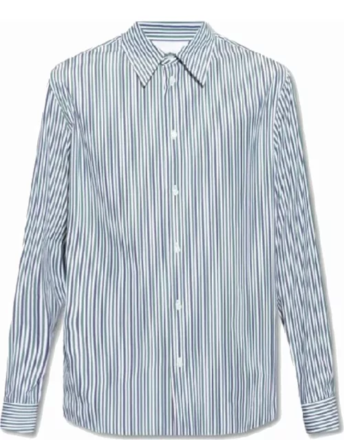Striped long-sleeved shirt