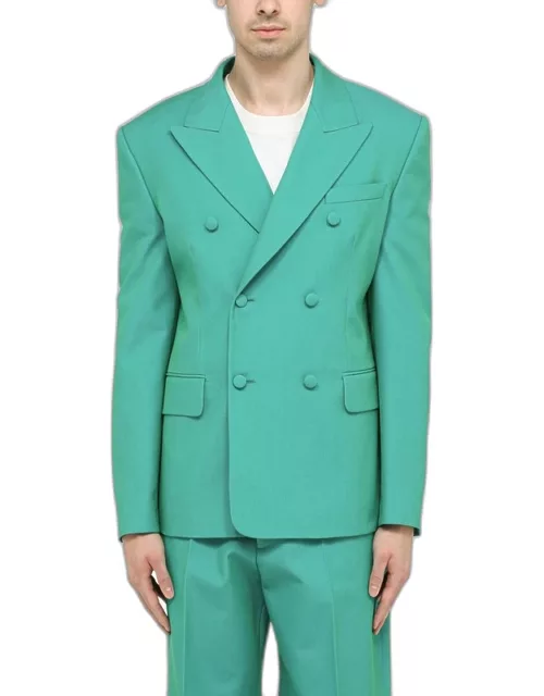 Sonny turquoise double-breasted jacket