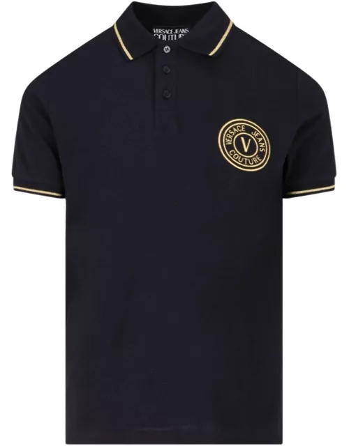 Versace Jeans Couture Logo Embroidery Polo Shirt
