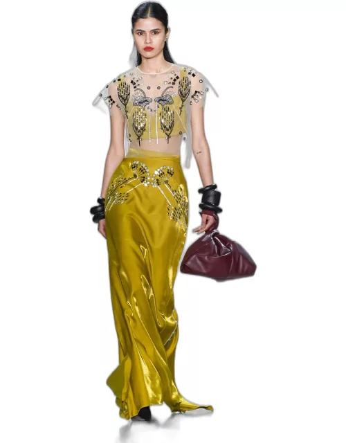 Bibhu Mohapatra Embroidered Top and Evening Skirt