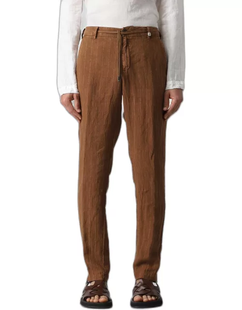 Trousers MYTHS Men colour Brown