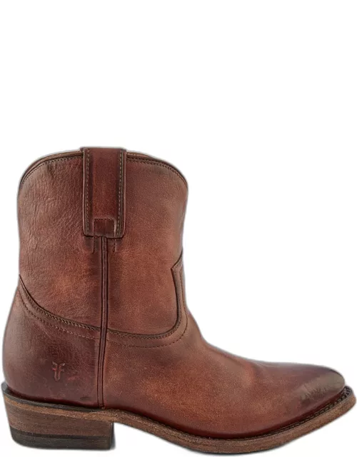 Billy Leather Short Western Boot