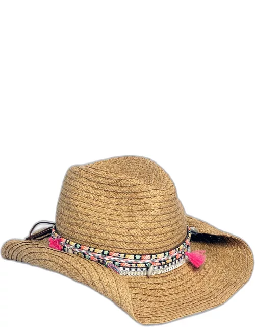 Kaziah Straw Cowboy Hat