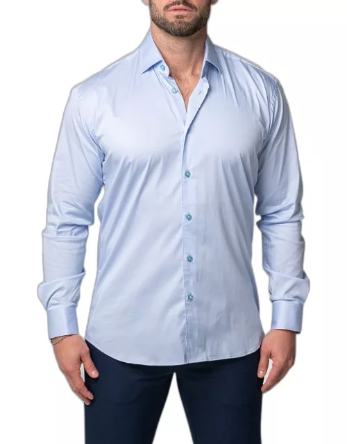 Men's Fibonacci Button-Front Shirt