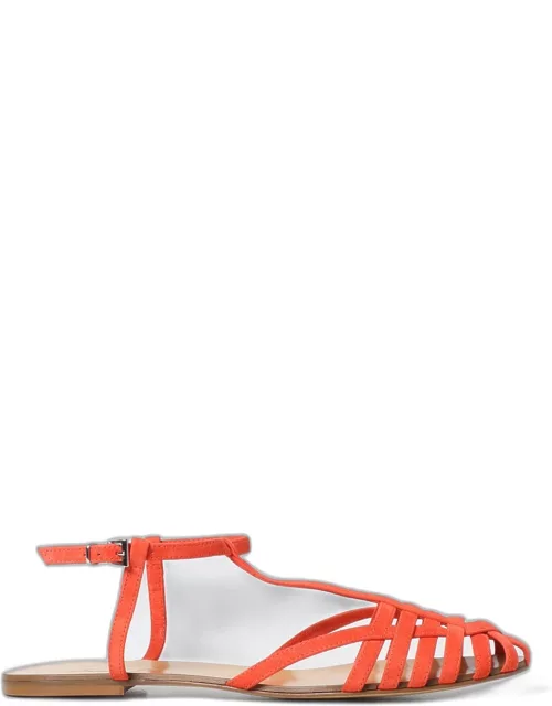 Flat Sandals ANNA F. Woman colour Orange