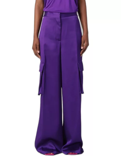 Trousers VERSACE Woman colour Violet