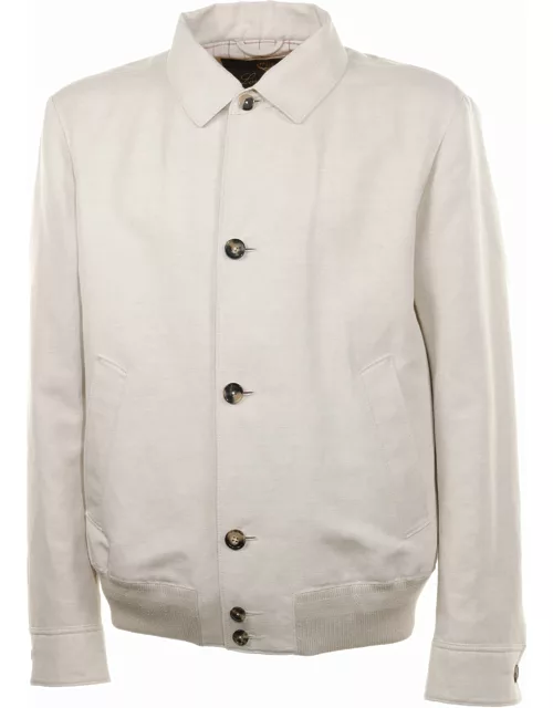 Loro Piana Collared Jacket With Button