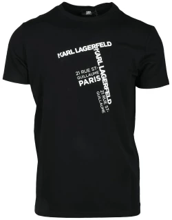 Karl Lagerfeld Mens Black T-shirt