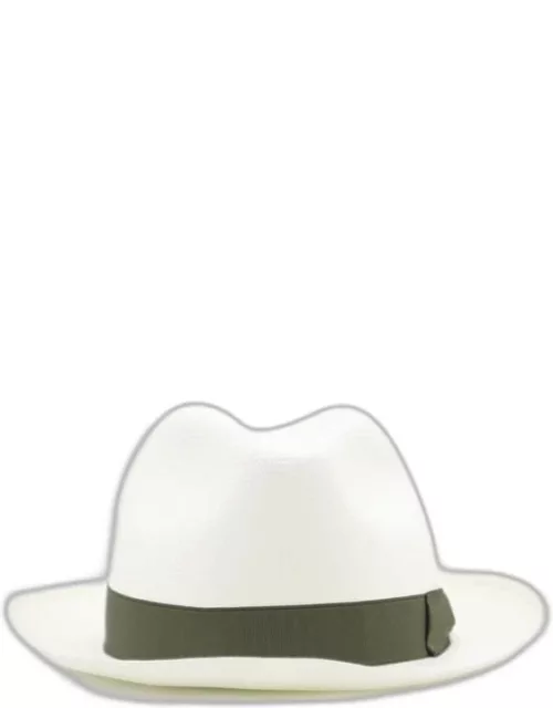 Borsalino Panama Hat In Woven Straw