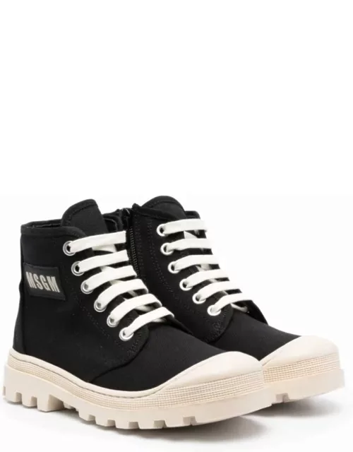 MSGM High-top Sneakers With Print