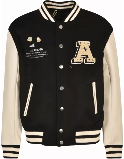Axel Arigato Stripe Trimmed Varsity Jacket