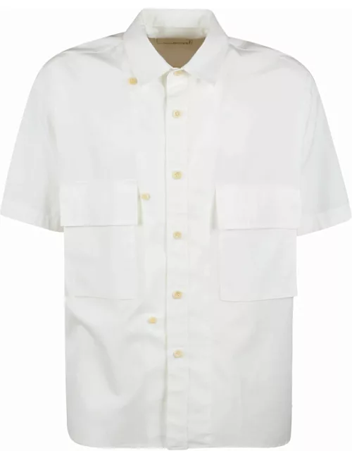 Sacai Patched Pocket Plain Short Sleeved Shirt