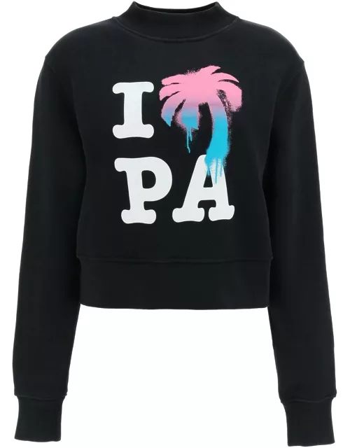 Palm Angels i Love Pa Organic Cotton Sweatshirt