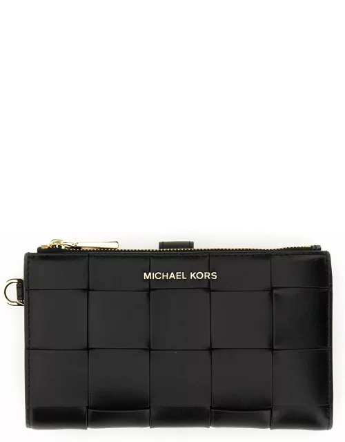 Michael Kors Braided Leather Wallet