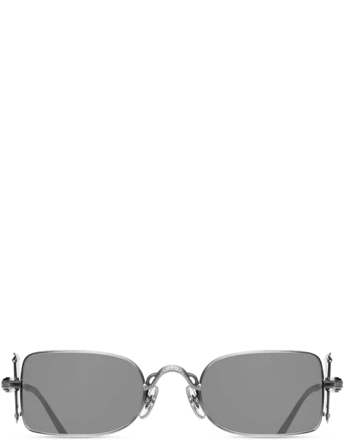 Matsuda 10611h - Palladium White / Brushed Silver Sunglasse