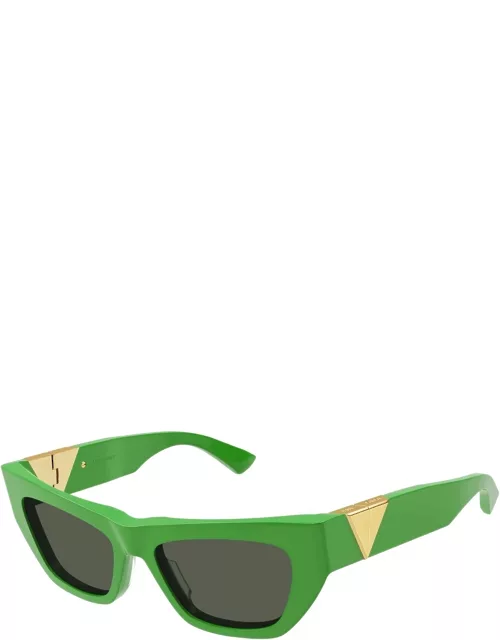 Bottega Veneta Eyewear Bv1177s-003 - Green Sunglasse
