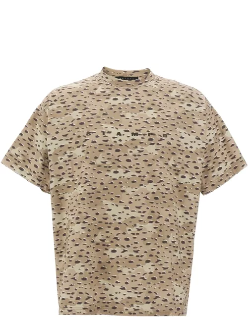 Stampd T-shirt camo Leopard