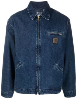 Carhartt Ocean Blue Cotton Denim Jacket