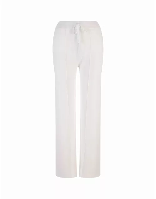 Fedeli White Tecna Trousers With Drawstring