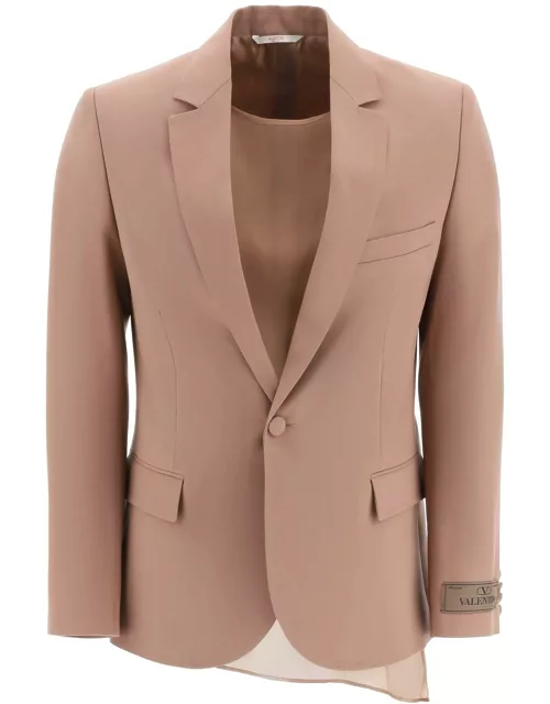 VALENTINO SINGLE-BREASTED JACKET WITH INNER BIB
