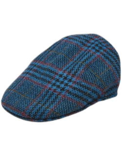 Men's Glen Check Wool Flat Cap