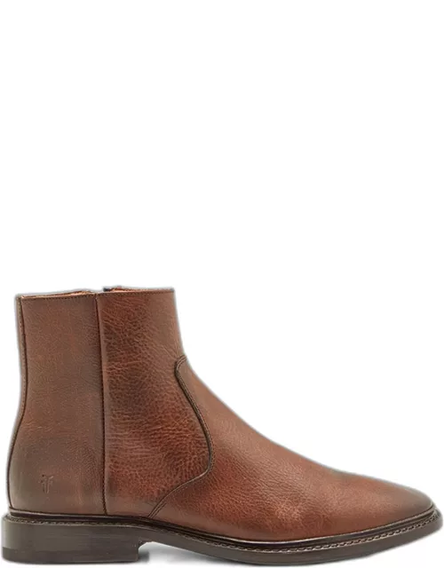 Men's Paul Leather Side-Zip Ankle Boot
