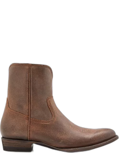 Men's Austin Side-Zip Leather Boot
