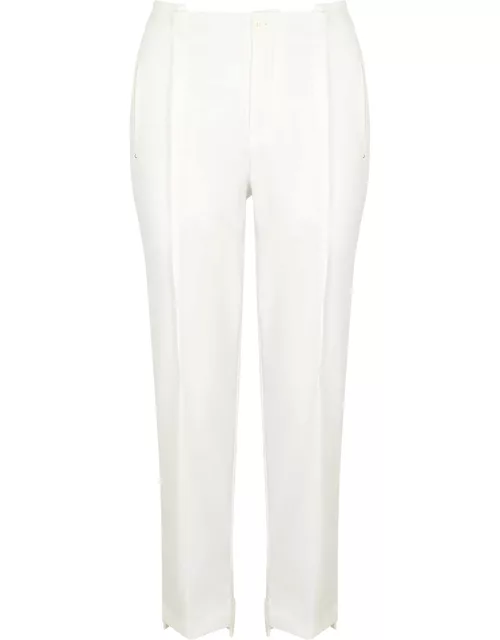 High Specific Stretch-jersey Trousers - Cream