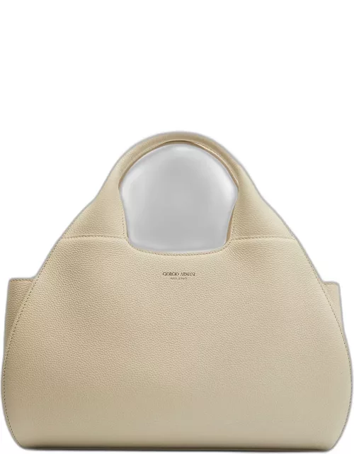 Small Pebble Leather Tote Bag