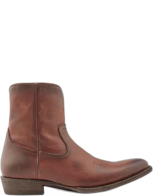 Men's Austin Side-Zip Leather Boot