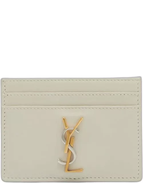 YSL Monogram Card Case in Smooth Leather