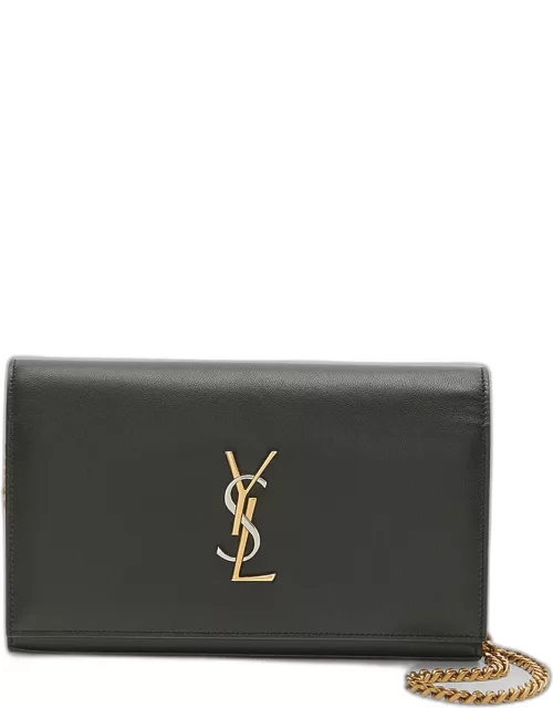 Cassandra YSL Wallet on Chain in Smooth Leather