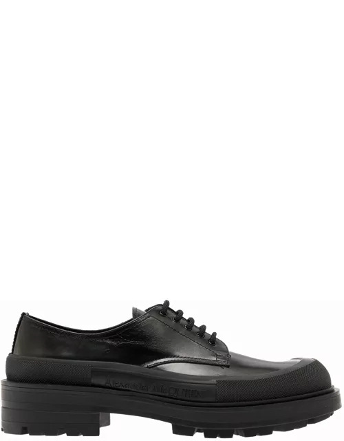 Alexander McQueen Leather Lace-up Derby Shoe