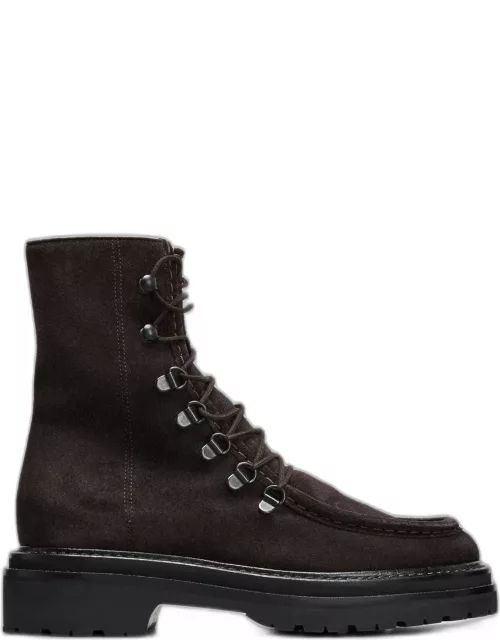New College Suede Lace-Up Boot
