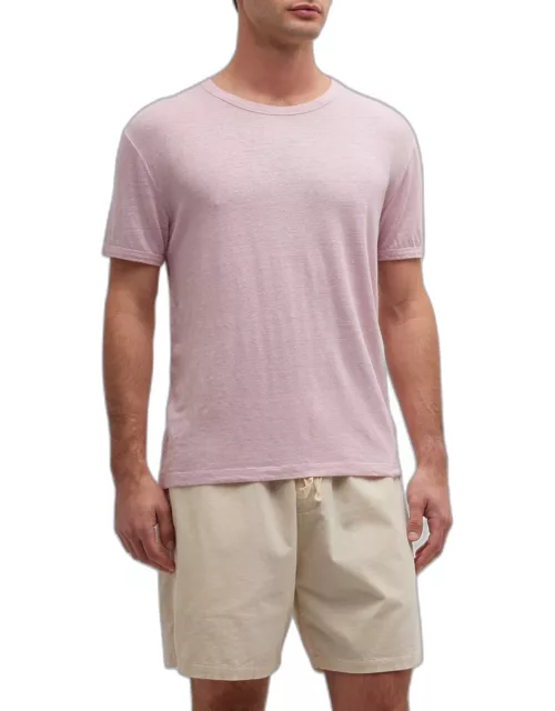 Men's Heathered Linen T-Shirt
