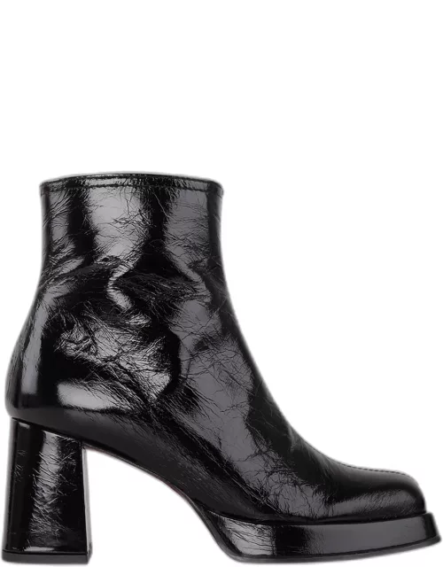 Katrin Leather Zip Ankle Bootie